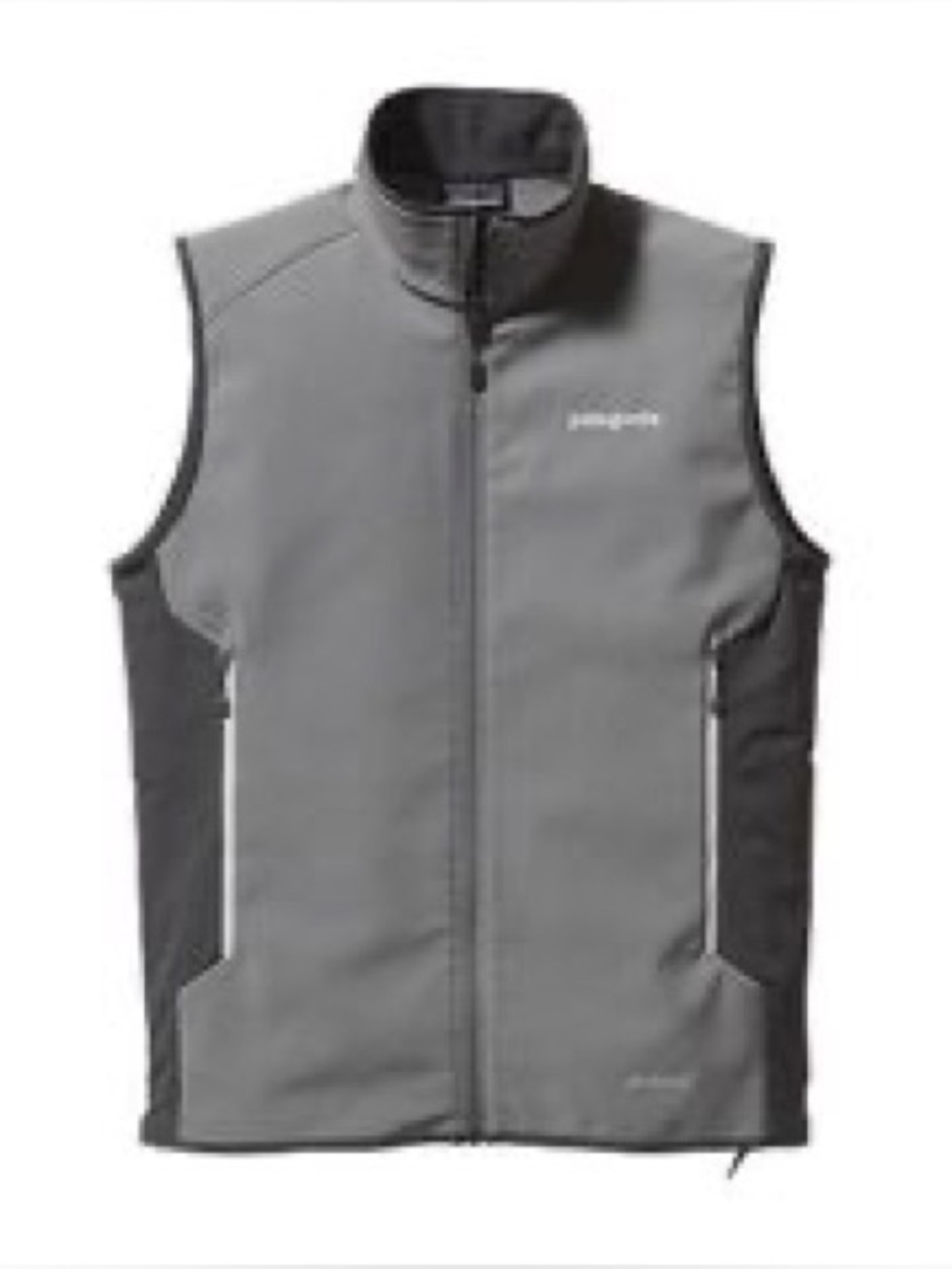 Patagonia Men’s Adze Hybrid Softshell Vest Full Zip in Gray M